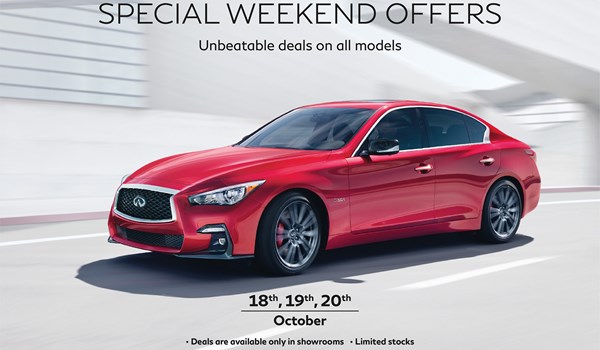 Infiniti's Special Weekend Offer 