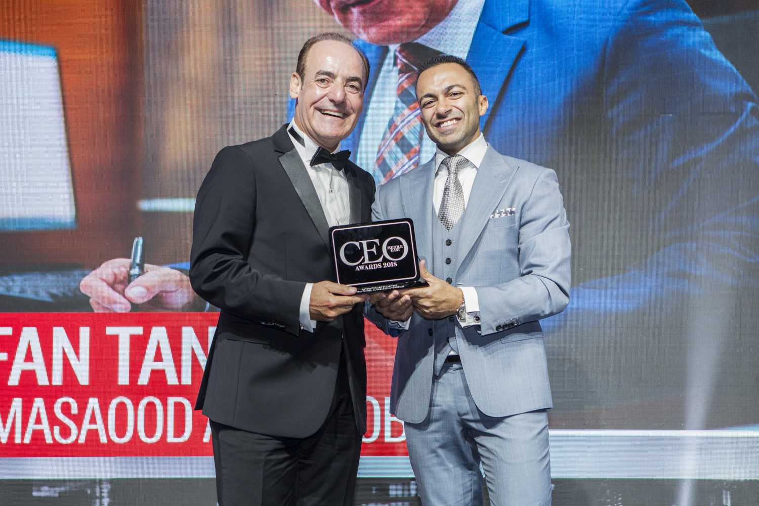 عرفان تانسل يفوز بجائزة الرئيس التنفيذي للشرق الأوسط لعام 2018 عن فئة قطاع السيارات