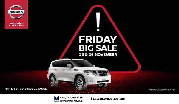 Nissan's Black Friday Big Sale!