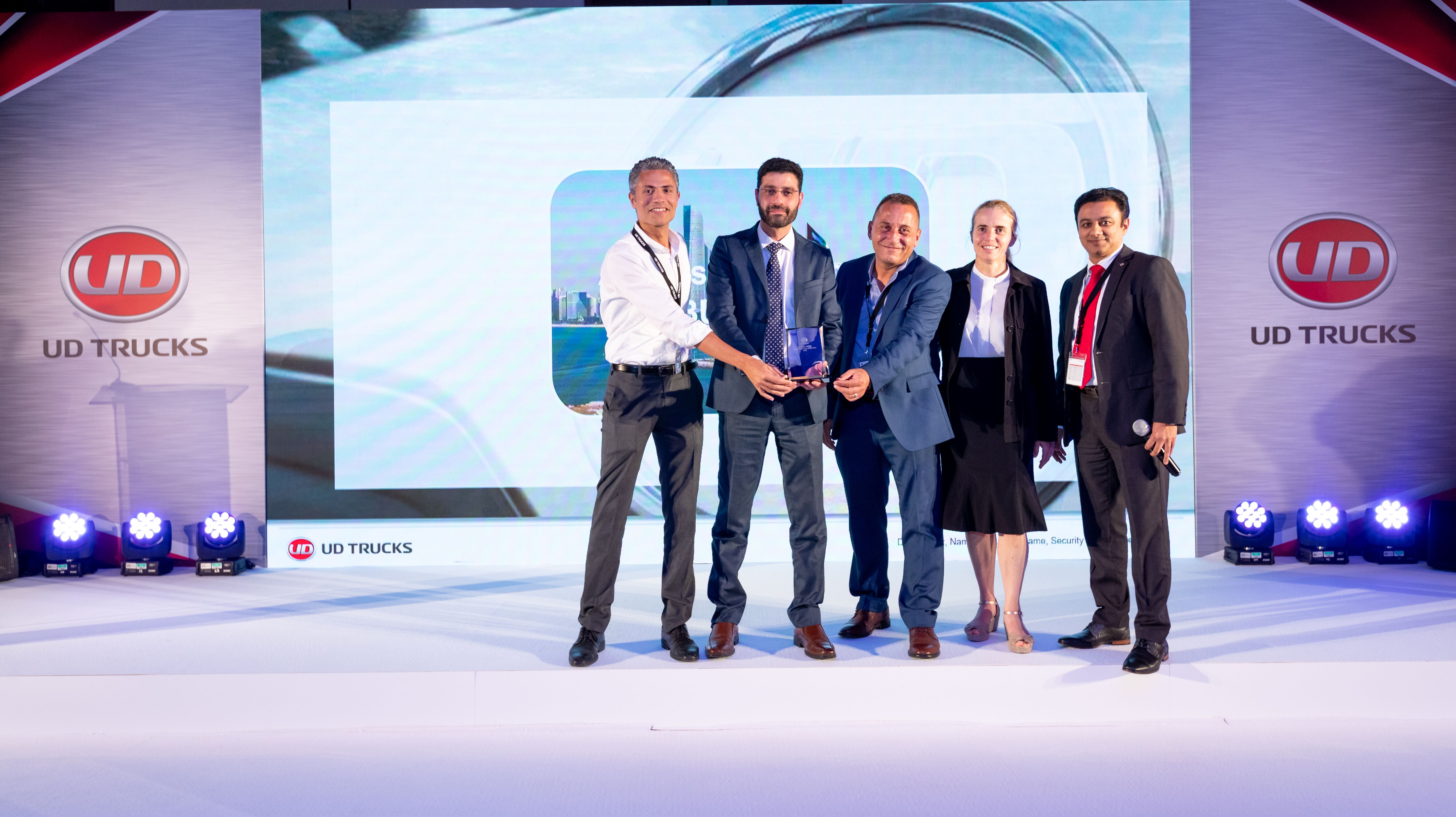 Al Masaood Commercial Vehicles & Equipment Scoop Two Awards at UD Trucks Annual Partners Day 2019