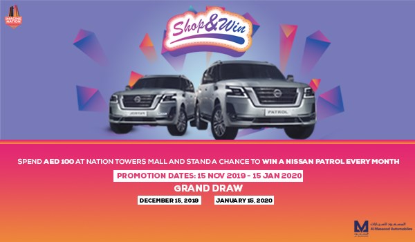 Shop & Win a Nissan Patrol Every Month