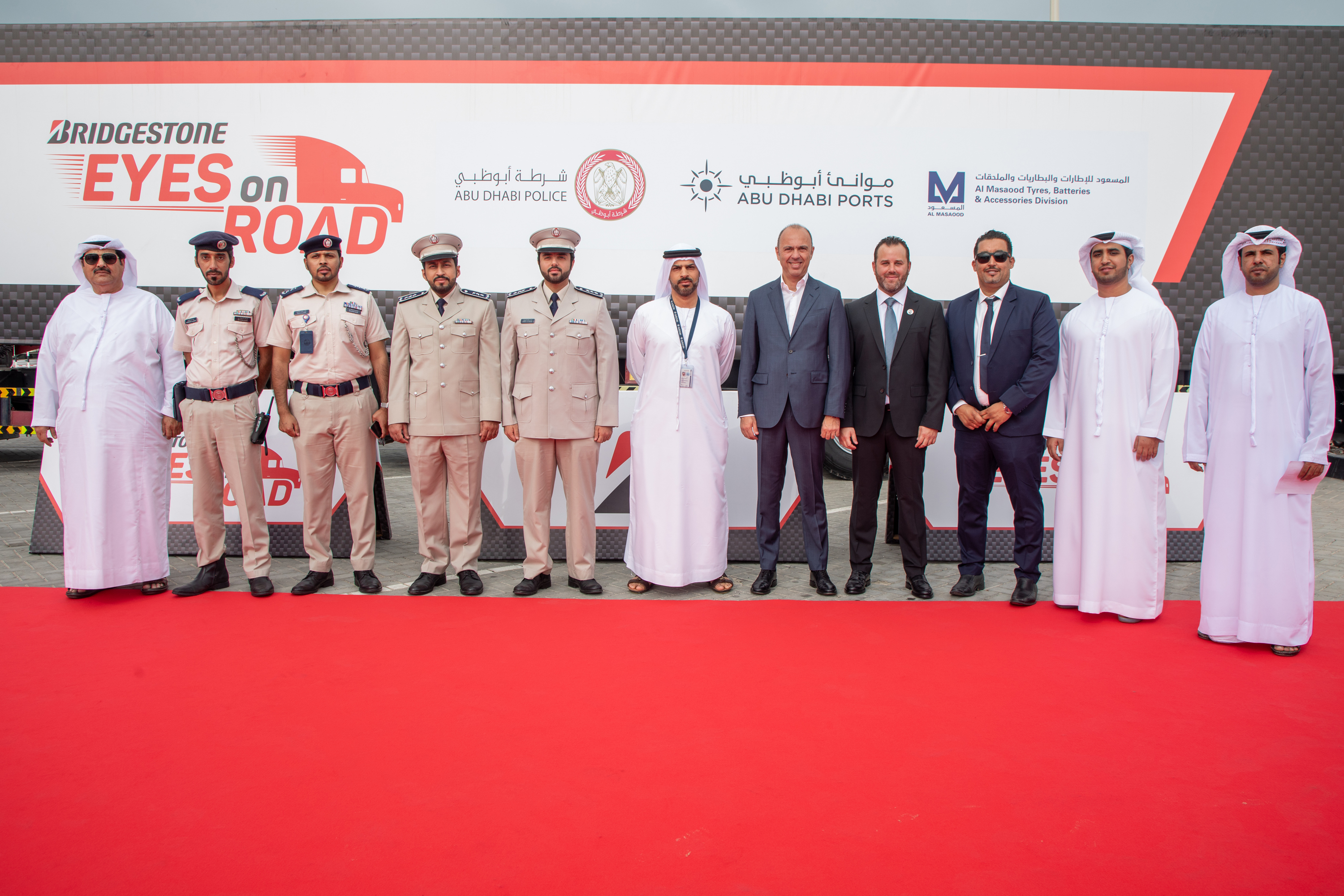 Al Masaood Collaborates with Bridgestone to promote health & safety for UAE truck drivers in partnership with several government entities