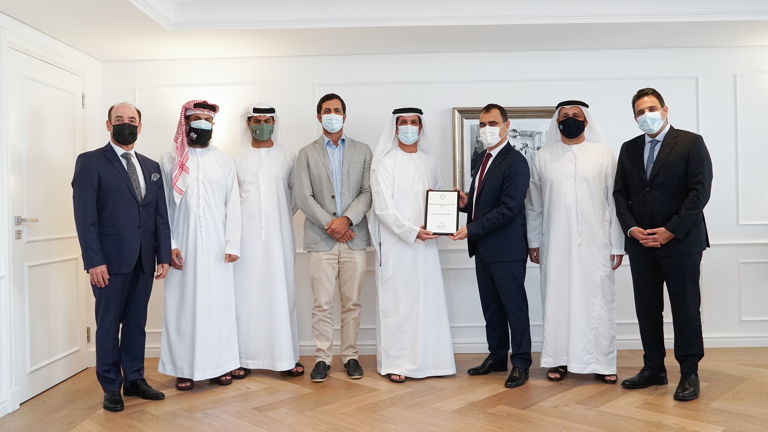 Al Masaood Automobiles receives ‘Nissan Award of Excellence’ for Outstanding Performance