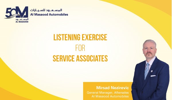 Listening Exercise for Service Associates 