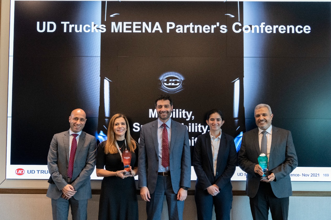 Al Masaood CV&E clinches two key awards at Annual UD Trucks Partner’s Conference 2021