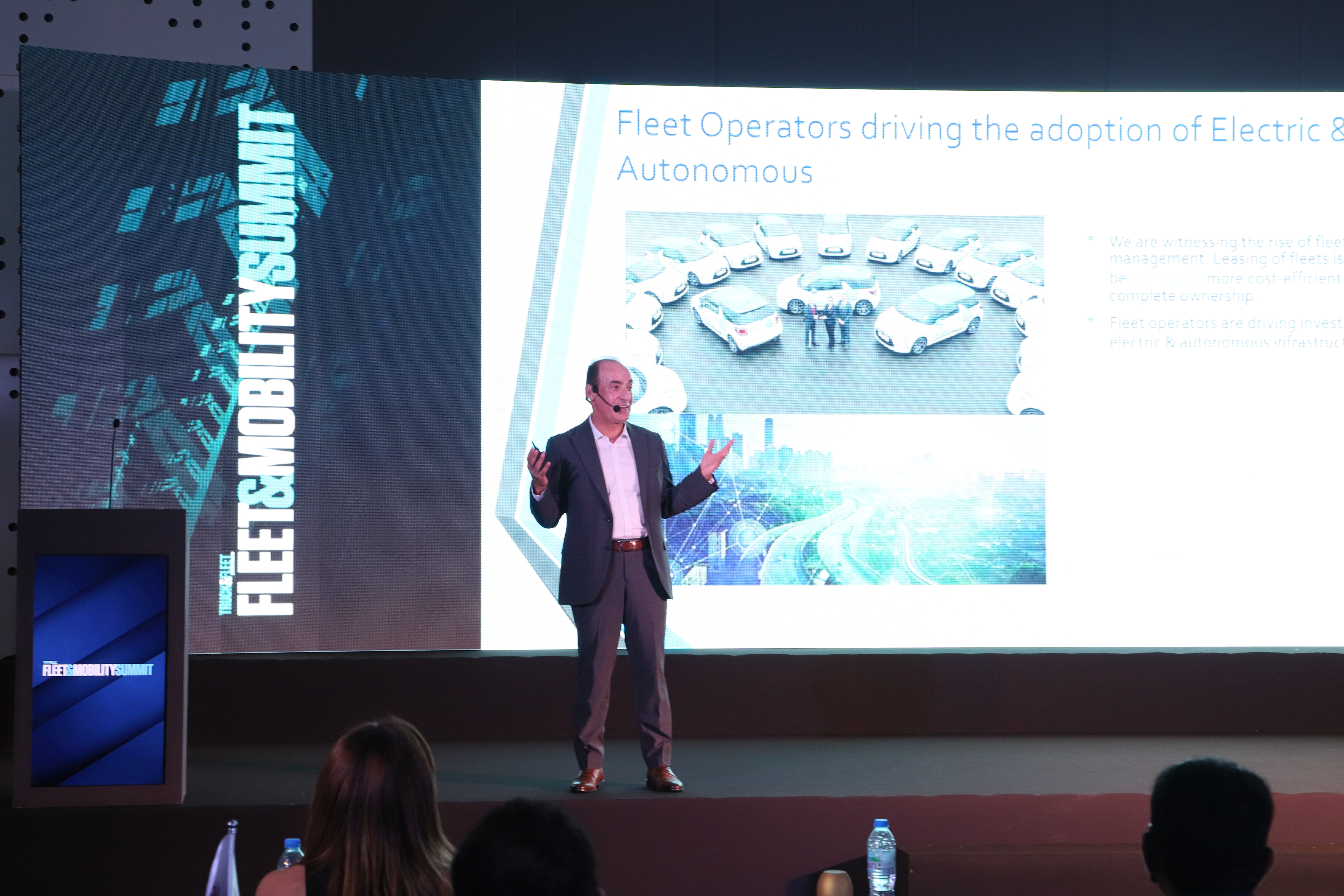 Irfan Tansel, CEO of Al Masaood Automobiles offers keynote speech at the Fleet & Mobility Summit on trends shaping the industry 