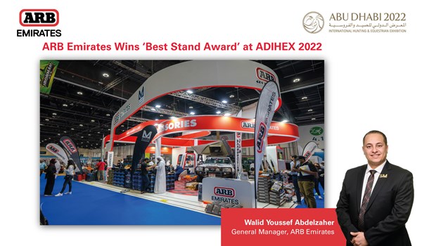 ARB Emirates Wins 'Best Stand Award' at ADIHEX 2022
