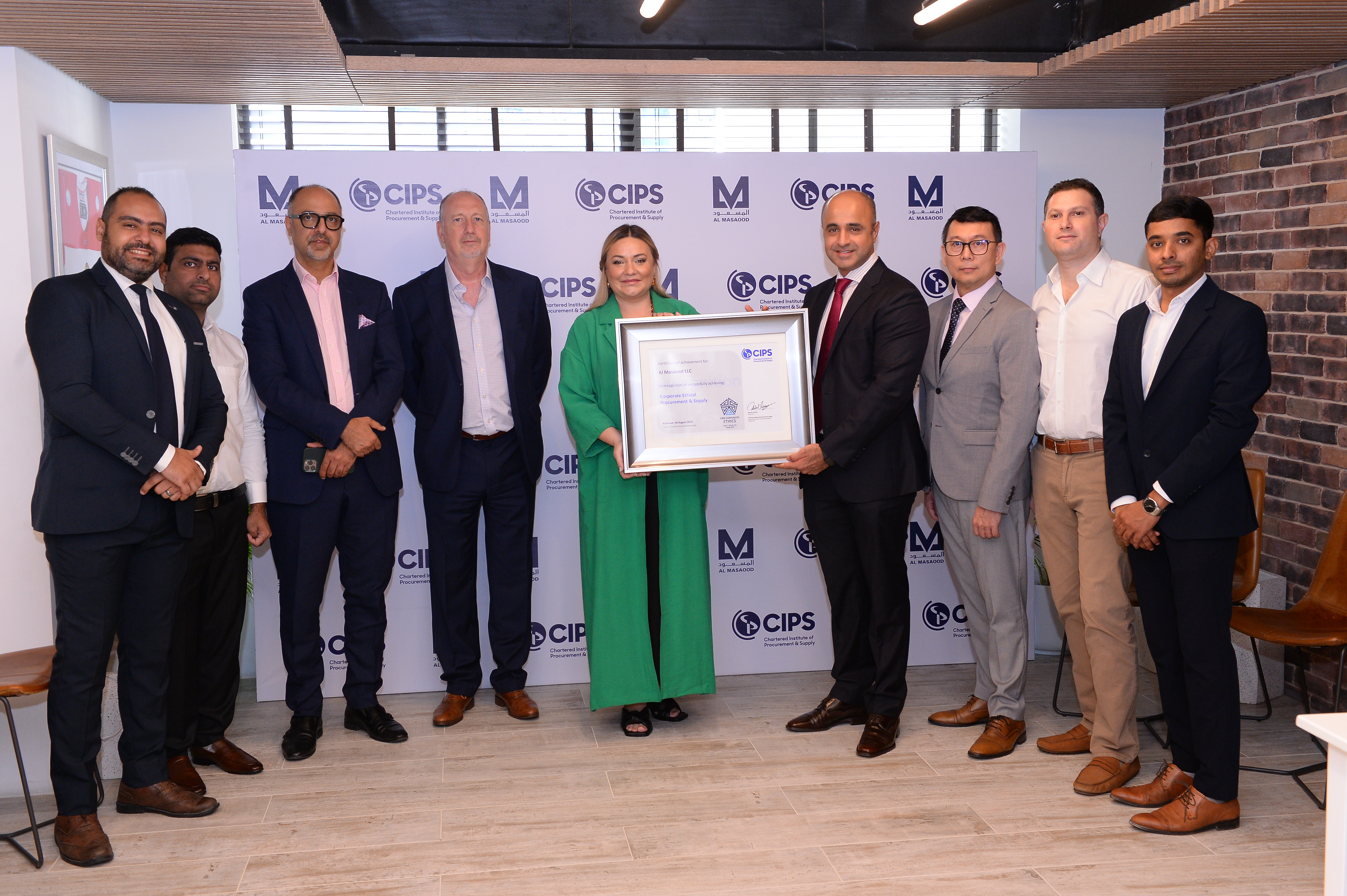 Al Masaood Achieves the Corporate Ethics Mark from CIPS 