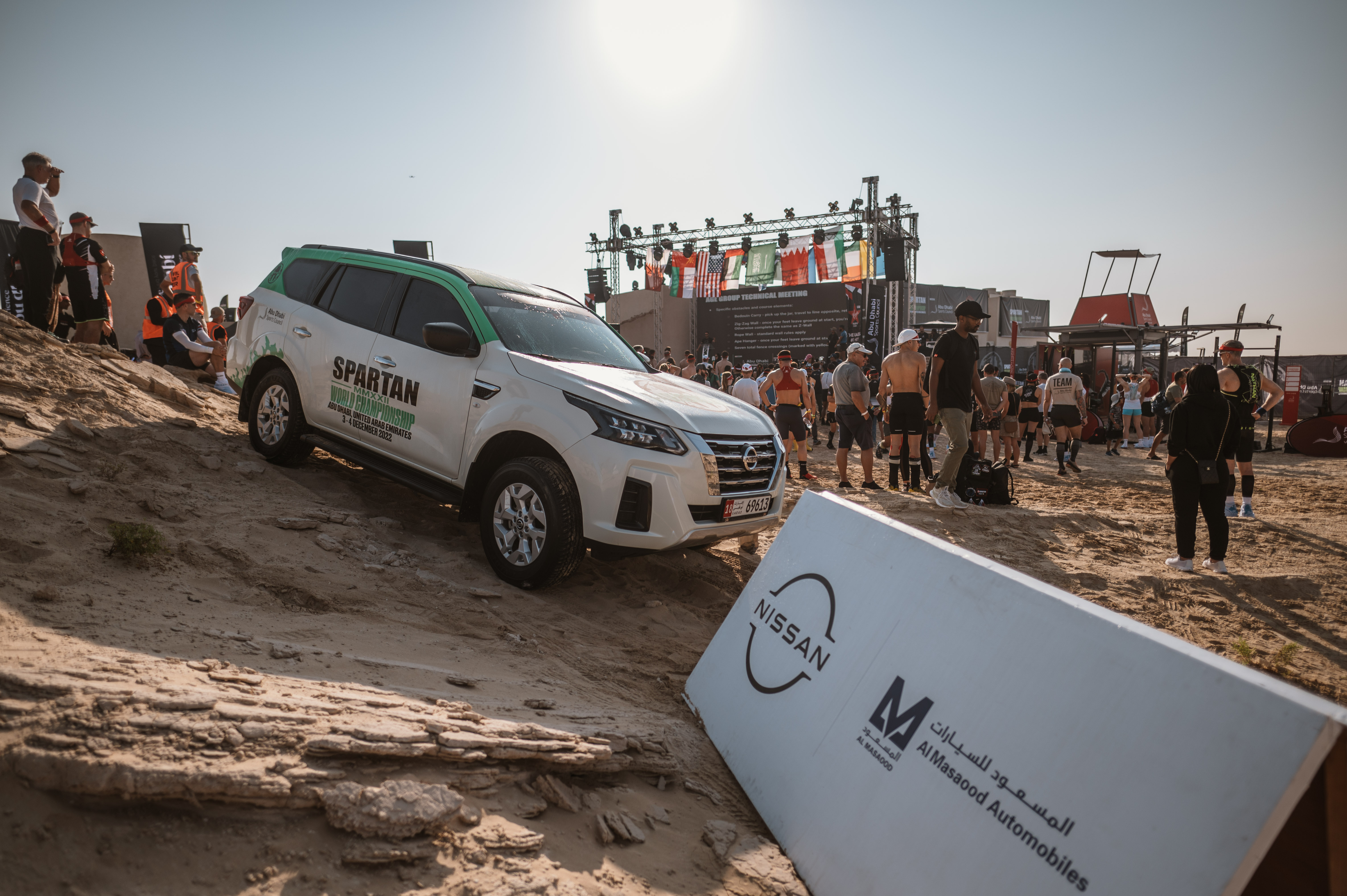 Al Masaood Automobiles-Nissan Sponsors Spartan World Championship in Abu Dhabi