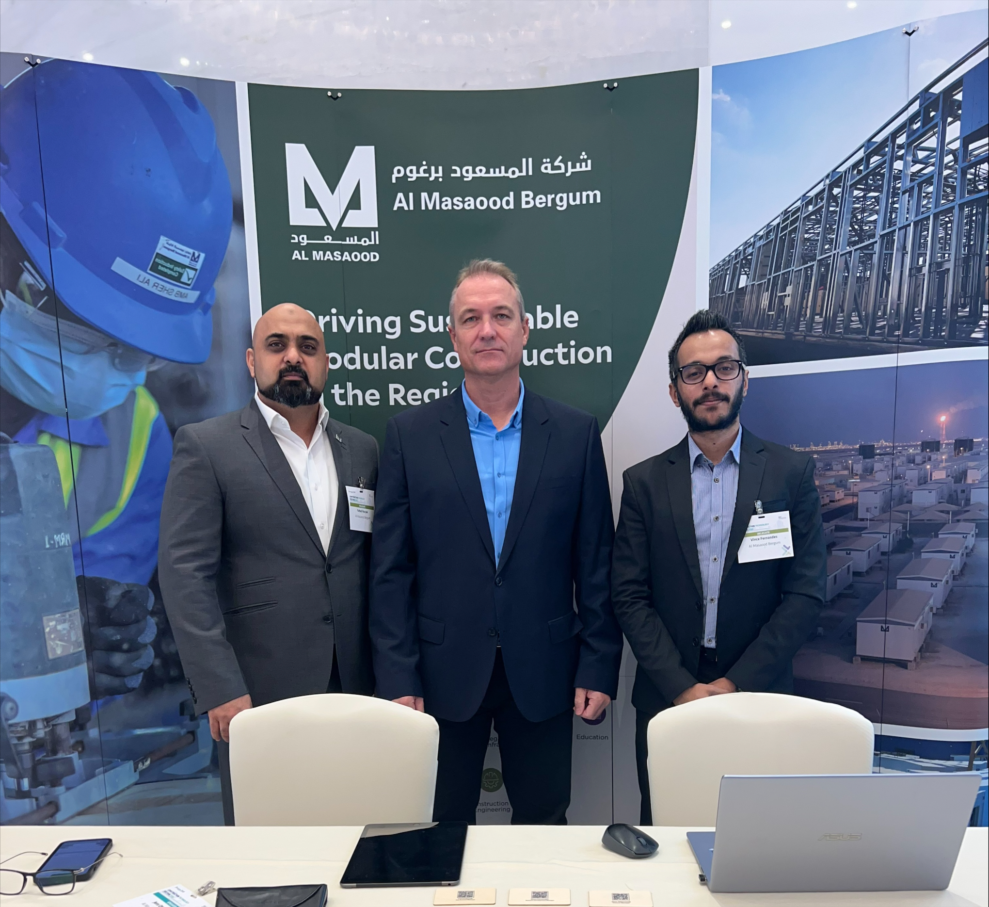 " شركة المسعود برغوم" تستعرض حلول الخشب المصفح التقاطعي (CLT) وأنظمة البناء المعيارية الهجينة (HMS) في "مهرجان تكنولوجيا البناء" في السعودية