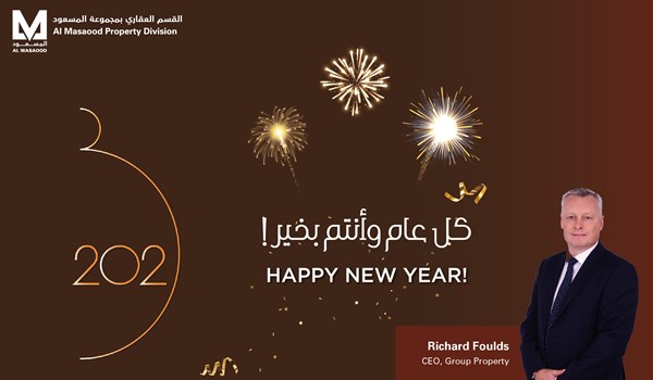 Chief Executive Officer of Al Masaood Property, Richard Foulds, Message on New Year 2023