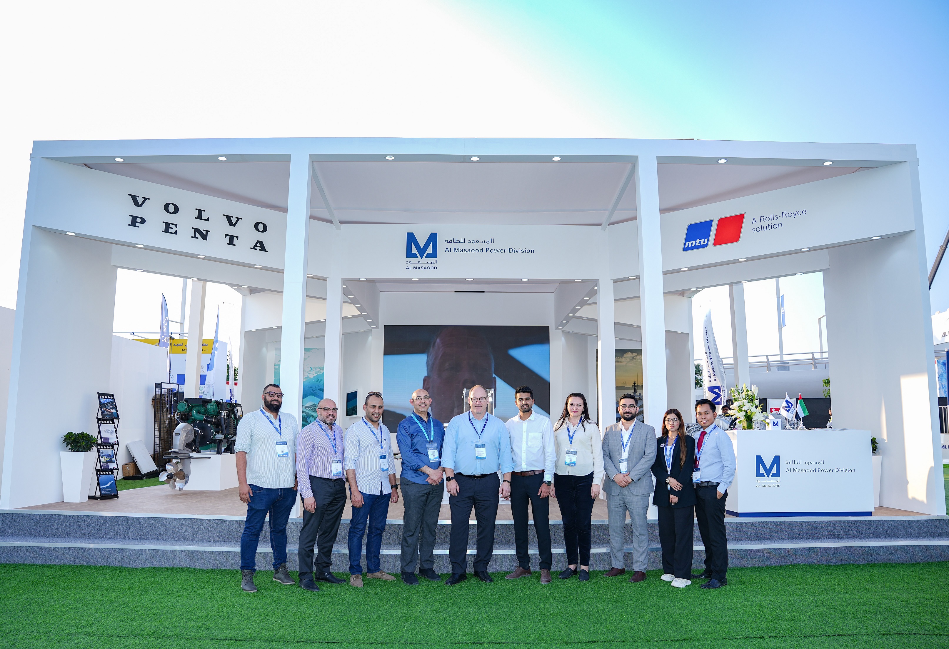 Al Masaood Power Division exhibits sustainable power solutions at Dubai International Boat Show 2023