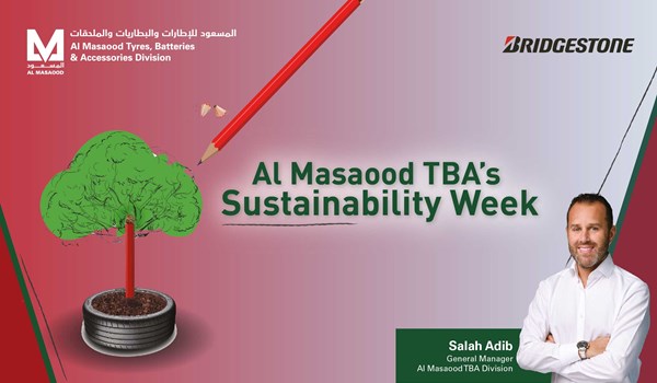Al Masaood TBA Collaborates with Bridgestone in Sustainability Week CSR Campaign