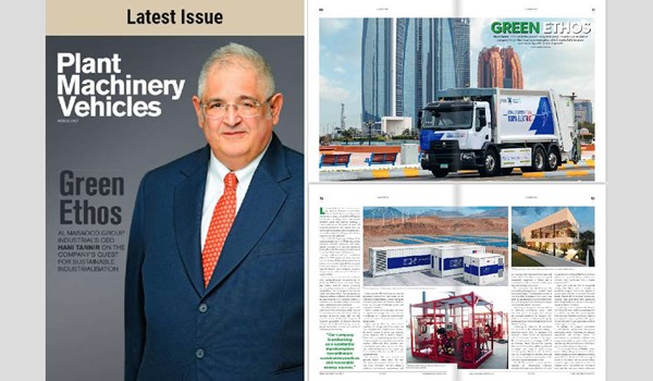 Hani El Tannir, CEO of Al Masaood Group Industrial, Featured on the Cover Story of Plant Machinery Vehicles Magazine's July Edition