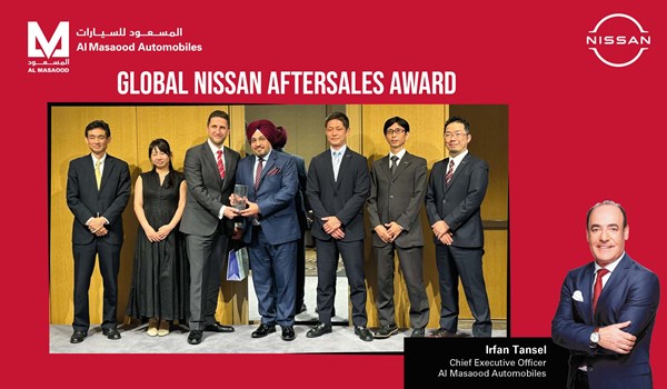 AMA Crowned with the Global Nissan Aftersales Award for the Third Consecutive Year