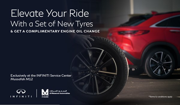Elevate Your Ride with INFINITI’s Tyres Offer