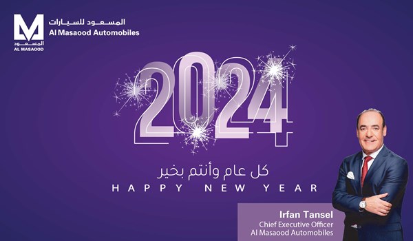 Happy New Year from Irfan Tansel, CEO of Al Masaood Automobiles