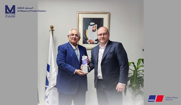 Al Masaood Power Divisions receives 'Best of Class Customer Service in the year 2022' Award by mtu & Rolls-Royce Power Systems