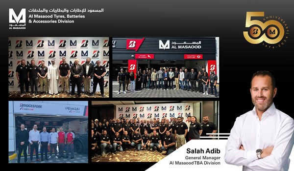 Al Masaood TBA Celebrates 50-Year Partnership with Bridgestone