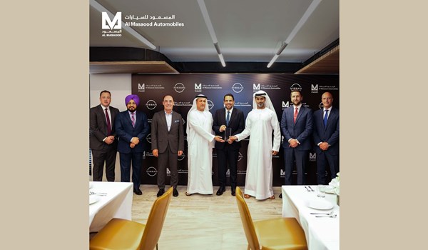 Al Masaood Automobiles wins Nissan Excellence Award